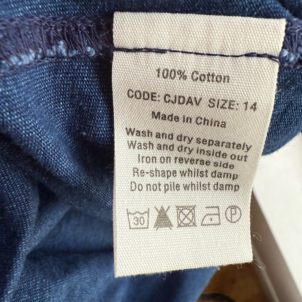 TOAST hoodie blue denim color sz L - Picture 3 of 3